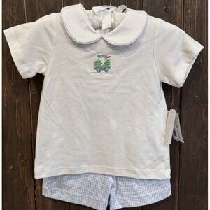Edgehill Collection 4T Knit Golf Short Set 2 Piece Outfit Toddler Boys NWT $56